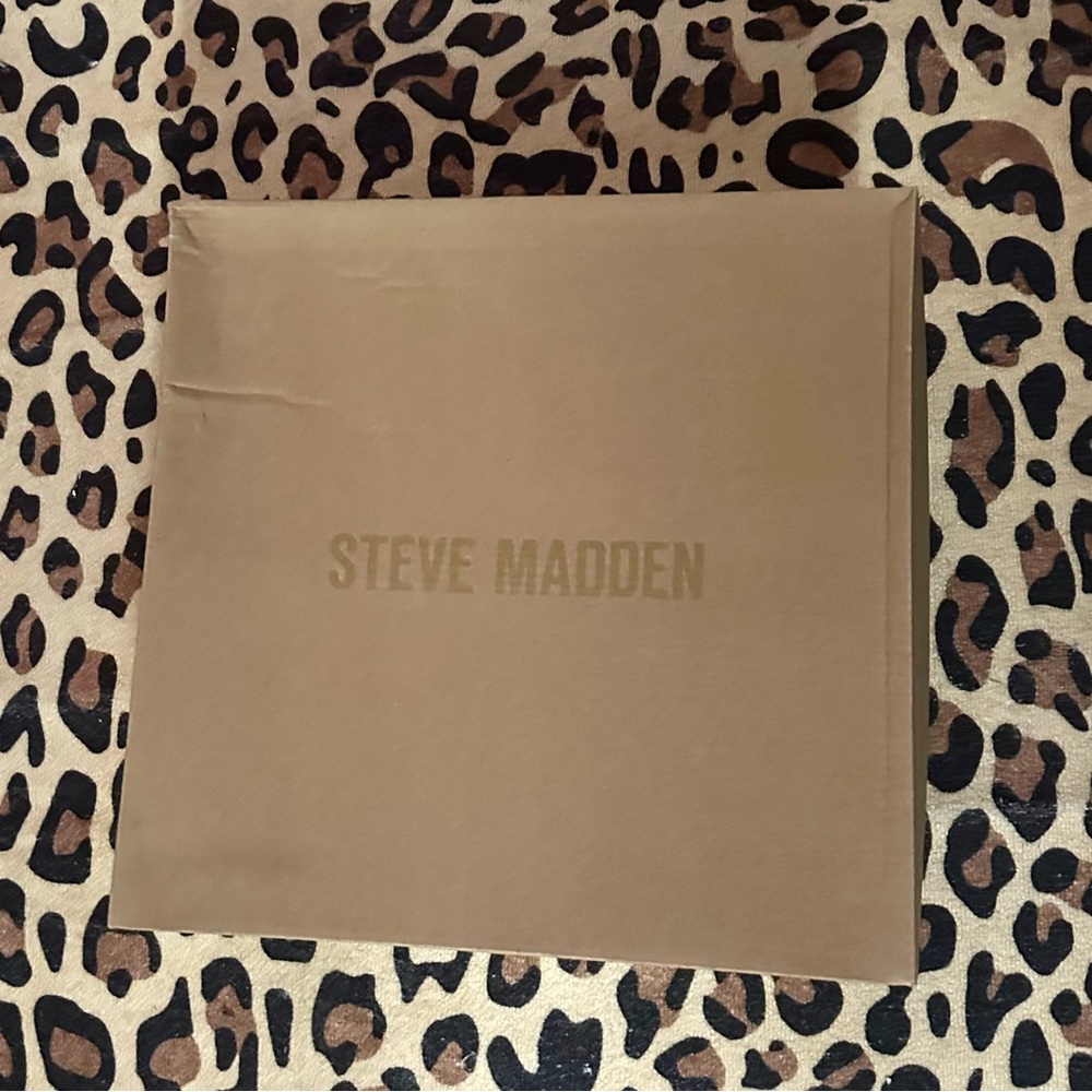 Steve Madden black heeled knee high boots